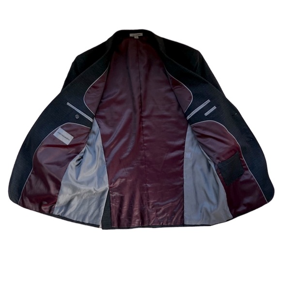 JOHNSTON & MURPHY MEN’S GRAY SPORT COAT Suit Jacket Coat - Picture 4 of 7